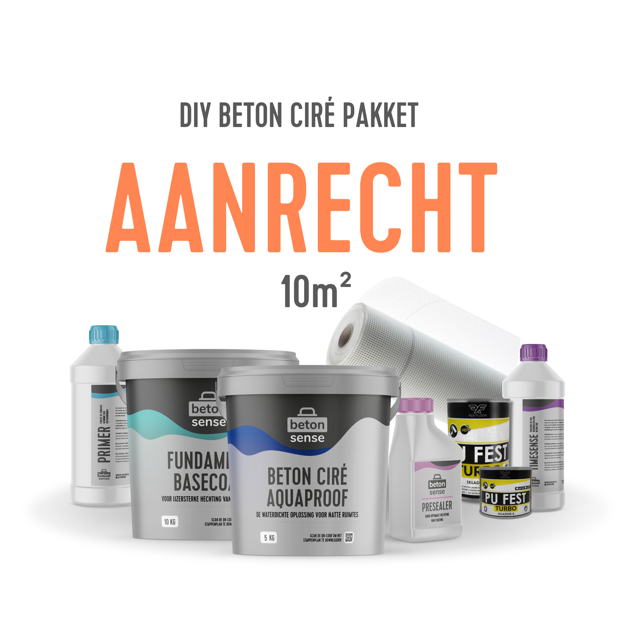 DIY Beton Ciré Keukenblad Pakket 10m2